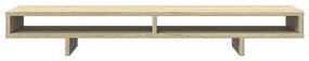 Suporte para monitor derivados de madeira carvalho sonoma
