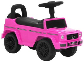 vidaXL Andador carro Mercedes Benz G63 rosa