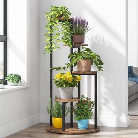 Plantas para o interior com moldura de metal para terraço do jardim da varanda