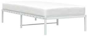 Estrutura de cama metal 90x200 cm branco