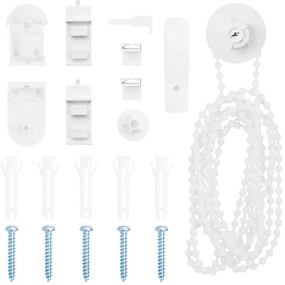 vidaXL 20 peças de acessórios para estores de 25 mm