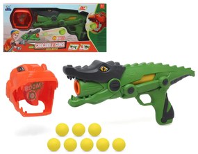 Pistola Lança-bolas Crocodilo