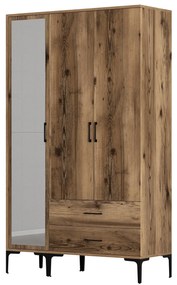 Roupeiro Kumsal RT – Nogueira – 120x47,5x201,4 cm