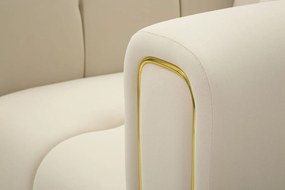 POLTRONA ALMA CREME COM ALMOFADA 97X81X71CM