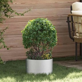 vidaXL Vasos de Jardim 5 pcs 30x30x20 cm em Aço Galvanizado