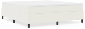 Cama Box Spring vidaXL Creme Super King em Tecido Corduroy