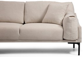 **** Sofá de Canto Leo Corner – Creme – 255 x 150 cm

**