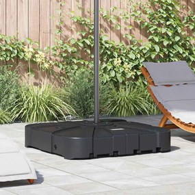 vidaXL Conjunto de Base de Guarda-Sol Cantilever 2 Peças - 150kg de Areia ou 113kg de Água