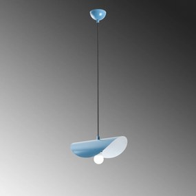 Candeeiro de Teto Eger – Azul Claro – 30 x 20 x 10 cm