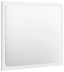 2 pcs conj. móveis casa de banho contraplacado branco brilhante