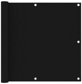 Tela de varanda 90x500 cm tecido Oxford preto