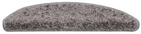 Tapetes de escada 30 pcs 56x17x3 cm cinzento