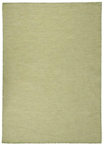 Tapete de tecido plano para exterior 200x280 cm verde