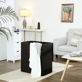Cesto para roupa suja 142 L 76 x 38 x 38 cm Preto