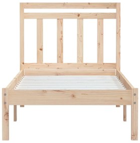 Estrutura de cama solteiro 90x190 cm madeira maciça