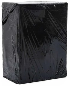 vidaXL Película extensível 6 unid preto 20 μm 50 cm x 300 m