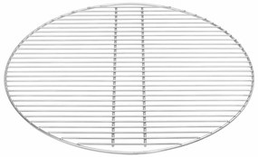Grelha de Churrasco Prata Ø57 cm em Aço Inoxidável
