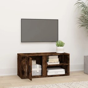 Móvel de TV 80x31,5x36 cm derivados de madeira carvalho fumado
