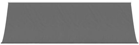 Toldo retrátil 400x150 cm tecido e aço antracite