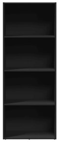 Estante 60x30x152 cm derivados de madeira preto