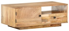 Mesa de centro 90x50x35 cm madeira de mangueira maciça
