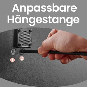 Armário de gavetas escritório em madeira 40 x 41 x 103 cm preto