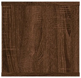 Prateleira parede 102x30x29 cm deriv. madeira carvalho castanho