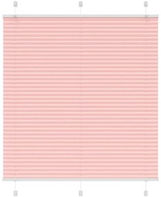 Rosa Plissada Cega 115x100 cm Largura Tecido 114,4cm Poliéster