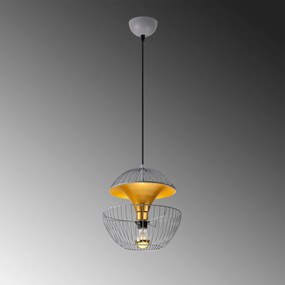 Candeeiro de Teto Telmander – Cinzento – 30 x 30 x 45-135 cm