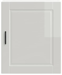 Armários parede cozinha 2 pcs Porto branco brilhante