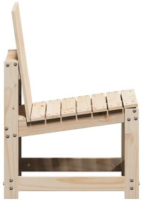 Cadeira de jardim 50,5x55x77 cm madeira de pinho maciça