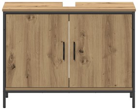 Conjunto de Móveis para Banheiro 4 Peças Carvalho Artesanal Derivados