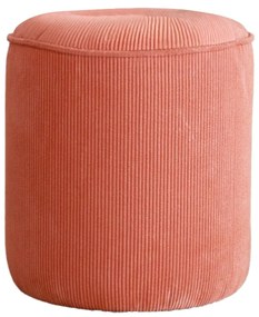 Pouffe Teddy – Coral – 43x45x43 cm