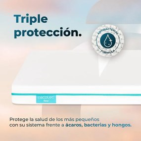  Colchão de berço 60x120 com 9 cm de altura Flow BabyDream 1000