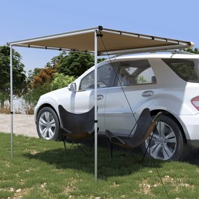 vidaXL Toldo para autocaravana 1,8x2x2,15 m bege