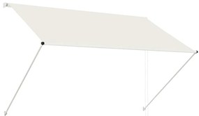 Toldo retrátil 200x150 cm creme