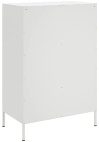 Móvel alto 68x39x101,5 cm aço branco