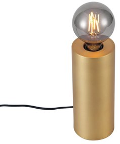 Candeeiro de mesa moderno latão 24cm - Cylinder Moderno