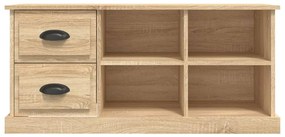 Móvel de TV 102x35,5x47,5 cm derivados madeira carvalho sonoma