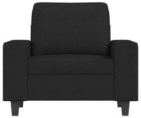 Poltrona 60 cm tecido preto