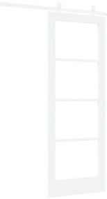 Conjunto de Porta de Correr Conjunto de 2 Branco MDF