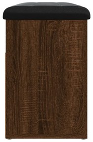 Banco sapateira 82x32x45,5cm derivado madeira carvalho castanho