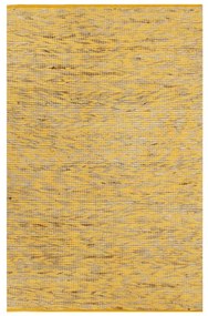 vidaXL Tapete artesanal em juta amarelo e natural 80x160 cm