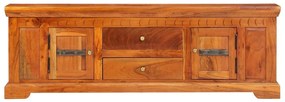Móvel de TV 119x30x40 cm madeira de acácia maciça