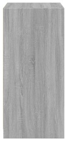 Roupeiro 48x41x102 cm derivados de madeira cinzento sonoma