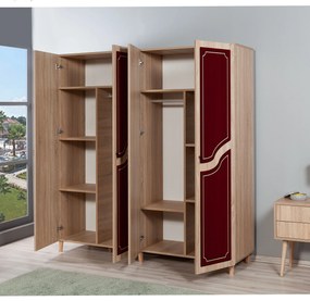 Roupeiro Imaj – Carvalho Sonoma – 180x192x52 cm