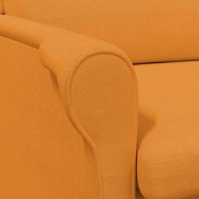 Poltrona Amarelo Escuro 52 cm Tecido