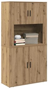 Highboard Carvalho Artisan 80x33x150 cm Madeira Técnica