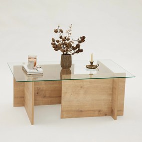 Mesa de Café Escape - Carvalho Safira - 105x40x65 cm