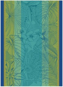 Toalhas de chá em tecido jacquard de algodão Plantes, conjunto de 4